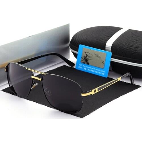 Fashion Brand Designer Mercede Sunglasses Men Polarized Retro Glasses For Driving Fishing Pilot Eyewear UV400 Oculos De Sol 762