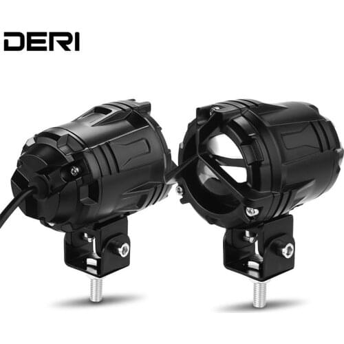 Motorcycle LED Spotlight Headlight 40W Super Bright 5500lms Tri-model work light for Motorbike Car ATV Dirt Bike Trucks SUVs