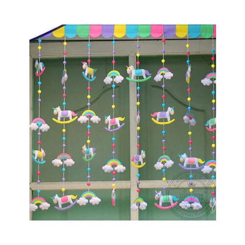 Cartoon cute door hanging Fabric Felt kit Non-woven cloth Craft DIY Sewing set Felt Handwork Material DIY needlework supplies