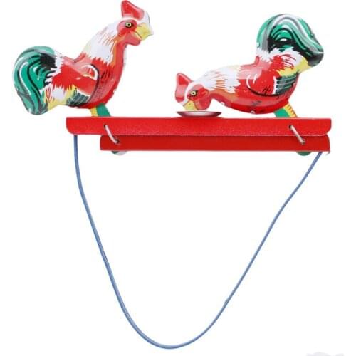 New Brand New Vintage Pecking Chicks Tin Toy Collectible Gift