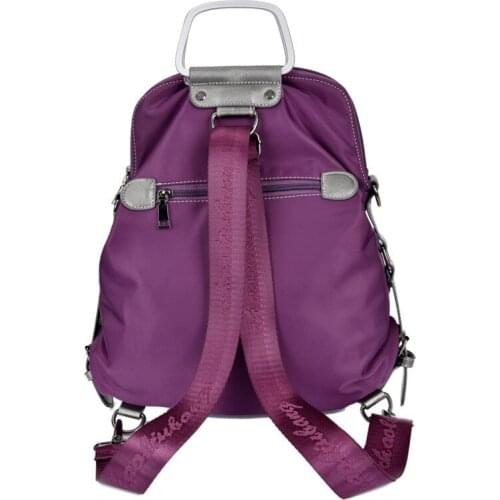 New European American Nylon Oxford textile Single Shoulder Messenger handle multi-functional backpack academic style schoolbag