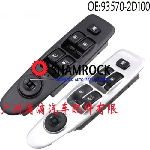 Front Left Power Window Switch Control OEM 93570-2D100/93570-2D200/93570-2D400/93570-2D000 for 2001-2006 Hhyundai Elantra 2.0L