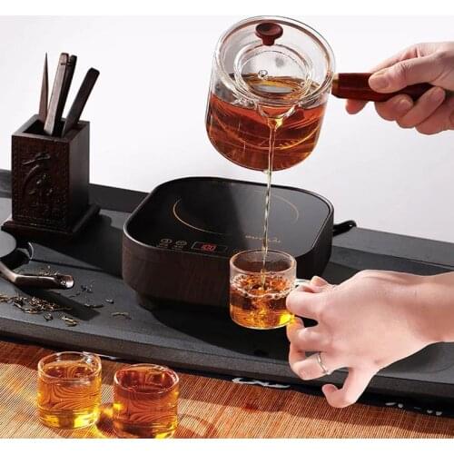 1000W Electric Heater Stove Hot Plate with Timer Mini Tea Maker Smart Tea Stove Boiled Water Multifunctional Heating Furnace