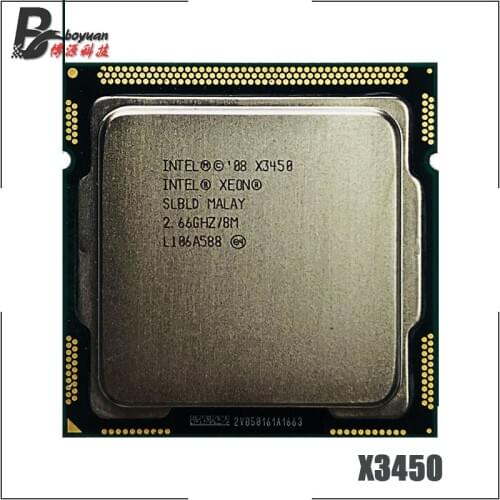 Intel Xeon X3450 2.6 GHz Quad-Core CPU Processor L3=8M 95W LGA 1156