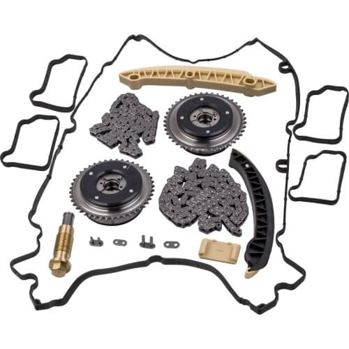 Camshaft Timing Chain Kit Valve Cover Gasket For Mercedes C230 W203 M271 1.8L