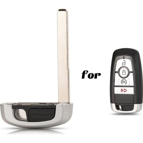 Jingyuqin Remote Smart Car Key Blade FOB For Ford Mondeo EcoBoost 2017 2018 Replacement Uncut Blank Key Blade