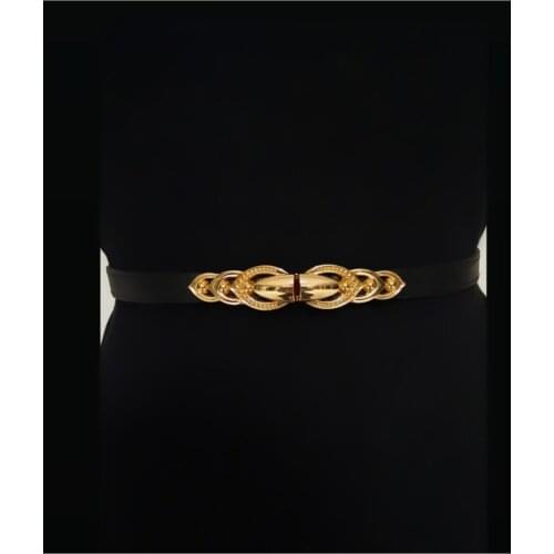 Wheel Gold Buckle Women 'S Belt Trend Women 'S Special Cut Belt High Quality Belt Buckle