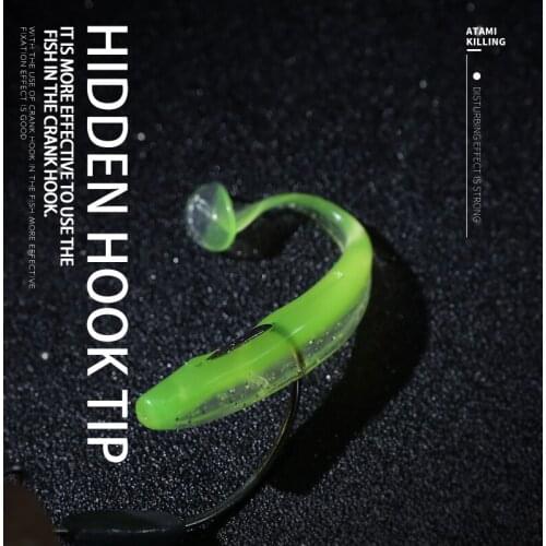 Fishing Lure 10Pcs/lot soft baitSoft Lure 70mm Swimbaits Silicone Jigging Wobblers Jigging Wobblers Silicone Soft Bait Carp Bass