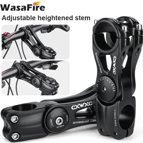 Mountain Bicycle Heighthened Stem Adjustable Road Bike Handlebar Stem Clamp Fork Extender Handle Stand Tube 31.8*90/110/145mm