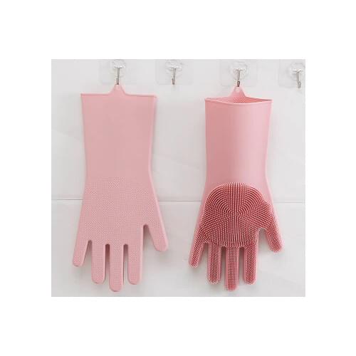 Ultifunctional kitchen insulation cleaning silicone gloves