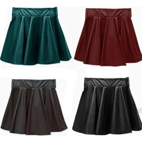 Women Fashion Sexy High Waist Elasticity Pleated cloth Bandage Mini Short Skirt YF204