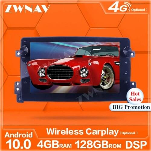 4+128G Android10.0 Screen Car Player GPS Navi For Suzuki Grand Vitara 3 2005-2015 Auto Radio Stereo Multimedia Player Head Unit