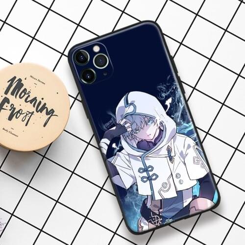 Chongyun Genshin Impact fanart For IPhone Se 6 6s 7 8 Plus X XR XS 11 12 Mini Pro Max Glass TPU Silicone Phone Case Cover Shell