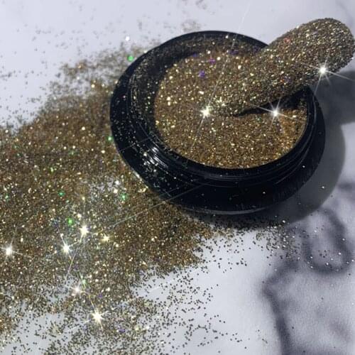6Colors Nail Art Decor Glitter Dust Powder Set for DIY Acrylic UV Gel Tips