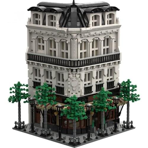 Moc 40476 Paris Boulangerie Studio Bakery Shop Architecture Model Building Blocks City Series Street Store Children Brick