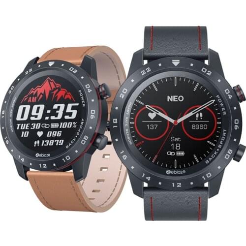 Original 2020 newest Zeblaze NEO 2 Mens Smartwatch Sports Fitness waterproof Smart Bracelet Heart Rate-Tracker Pedometer