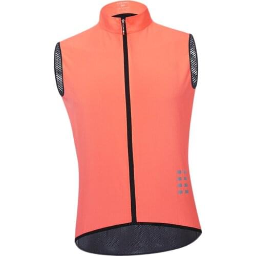 Mens Hi-Viz Safety Running Cycling Vest - Windproof and Reflective - 5 Sizes Available