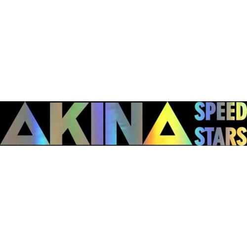 Dawasaru Speed Stars Akina Personalized Car Sticker Waterproof Decal Laptop Motorcycle Auto Accessories Decoration PVC,21cm*3cm