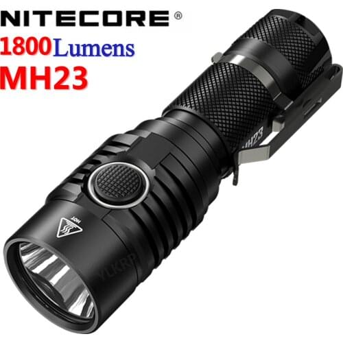 Nitecore MH23 Ultra Bright long shot USB direct charge Small Flashlight One-click Control Strong Light Flashlight