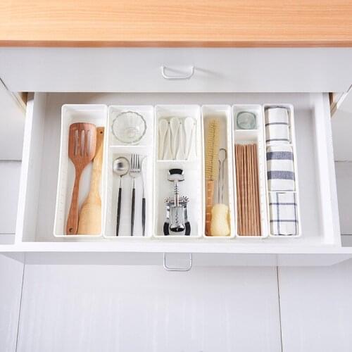Adjustable Cutlery Drawer Partitioned Multifunctional socks stationery sundry drawer storage box household products