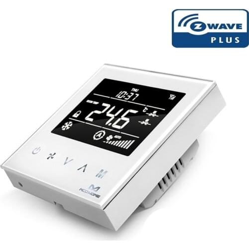 Z-Wave Plus MCO Home Fan Coil Thermostat 4 pipe MH8-FC4-EU for room temperature control heating and cooling system