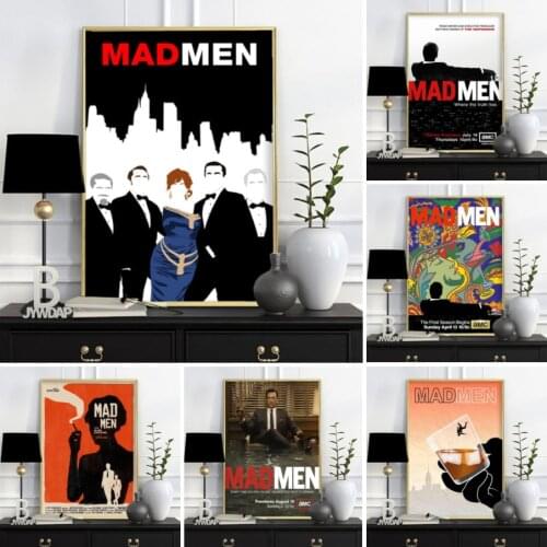 Mad Men Season TV Series Canvas Painting Wall Art Home Poster Art Decor Painting Wall Pictures Living Room Modern Decoration