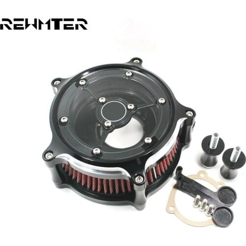 Motorcycle CNC Air Cleaner Filter For Harley Touring 2000-2020 XL Sportster 2004-2020 Dyna Softail Electra Glide Road King FXDLS