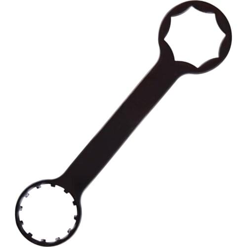 1pc 15.2cm Bike Fork Cover Disassembly Wrench Tool For XCR/RST/XCM Forks Steel Bicycle Repair Tool Black