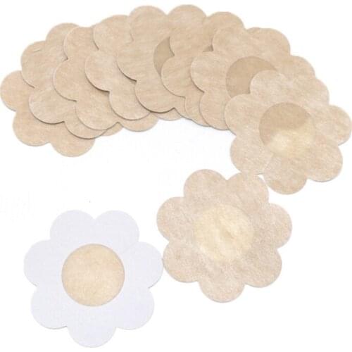10pcs Womens Invisible Breast Lift Tape Overlays on Bra Nipple Stickers Chest Stickers Adhesivo Bra Nipple Covers Accessories