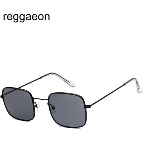 2020 Retro Square Mirror Sunglasses Women Men Luxury Brand Brand Sunglasses Female Little Hip Hop Sunglasses