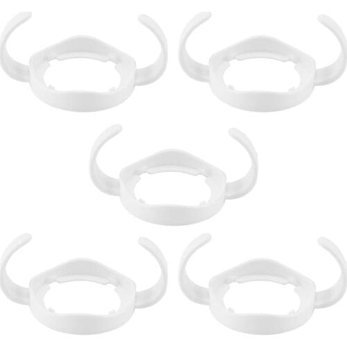 5pcs/set Bottle Handle NEW Bottle Grip Handle For Avent Natural Wide Mouth PP Glass Feeding Baby Bottle Accessories