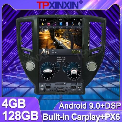 For Toyota Crown S210 2012 - 2018 Android PX6 Tesla Vertical Big Screen Car Radio Tape Recorder Multimedia Video Player GPS Navi