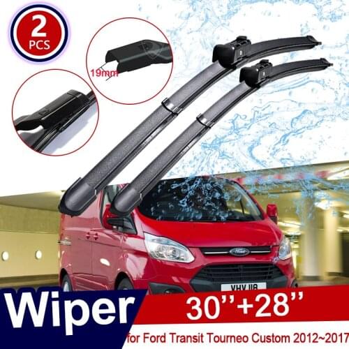 Car Wiper Blades for Ford Transit Tourneo Custom 2012~2017 Front Window Windshield Windscreen Car Accessories 2013 2014 2015