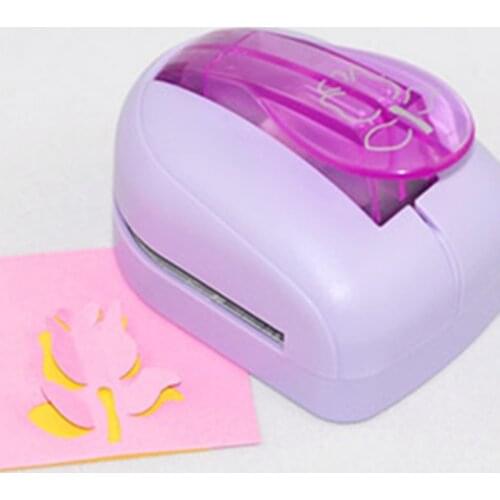 Free Ship 3D Rose Shaper Craft Punch Flower Puncher Handmade DIY Toys Paper Cutter Tulip Hole Punch Scrapbook Embossing Device