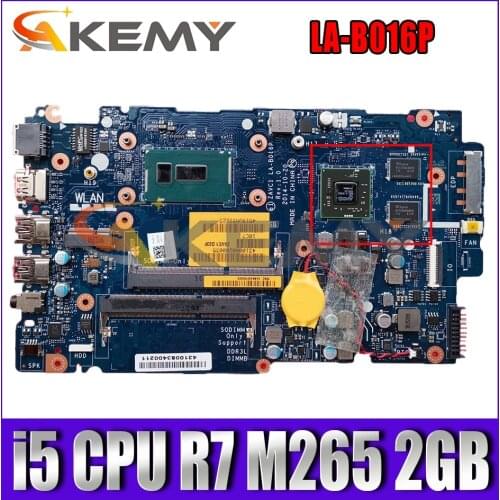 FOR Dell Inspiron 5447 5448 5542 5543 5547 5548 Laptop Motherboard LA-B012P LA-B016P Mainboard With Intel i5 CPU R7 M265 2GB GPU