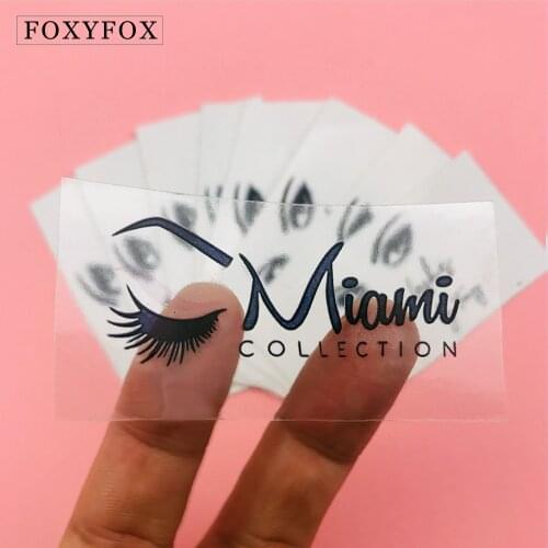 FOXYFOX Wholesale stickers private labels for false Eyelash Packaging Box Lash Boxes Packaging Custom Logo 3d Mink eyelash case