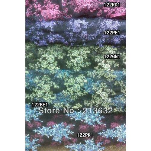 Grace elegance handwork hand make stone crystal embroidery the stereo flash sequin safrican swiss voile lace fabric