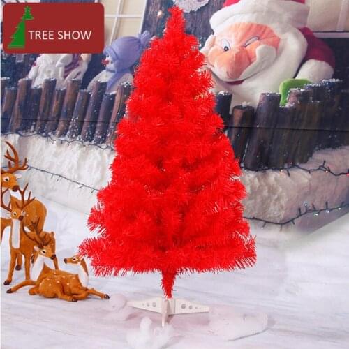 60cm Artificial Christmas Tree with Stand Holiday Decoration for Xmas Gift Plastic Tree Home Decor Kids Present Desk Mini Tree