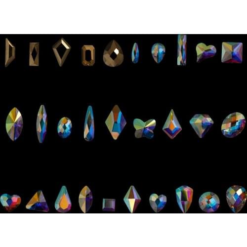 10PCS White AB strass nail art decorations rhinestones crystals gems for nails accessories jewelry nail supplies tool new arrive