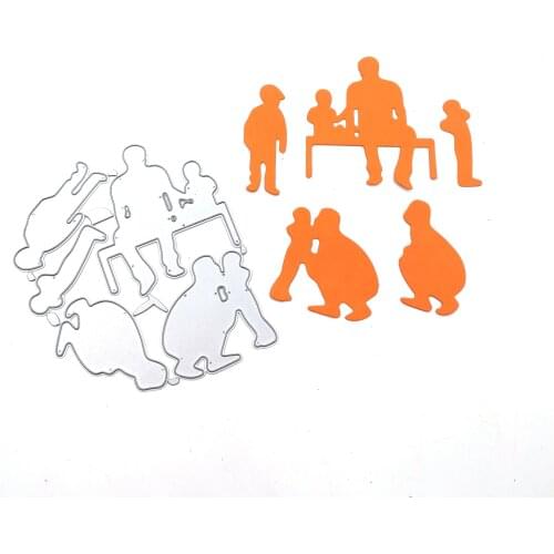 Julyarts Parent-child Metal Cutting Dies for Scrapbooking New 2021 For DIY Craft Scrapbooking Cards Decorative 2021