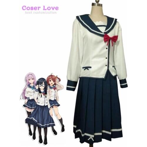 Ore wo Suki nano wa Omae Dake ka yo Sanshokuin Sumireko Hinata Aoi Akino Sakura Cosplay Costume Halloween Christmas Costume