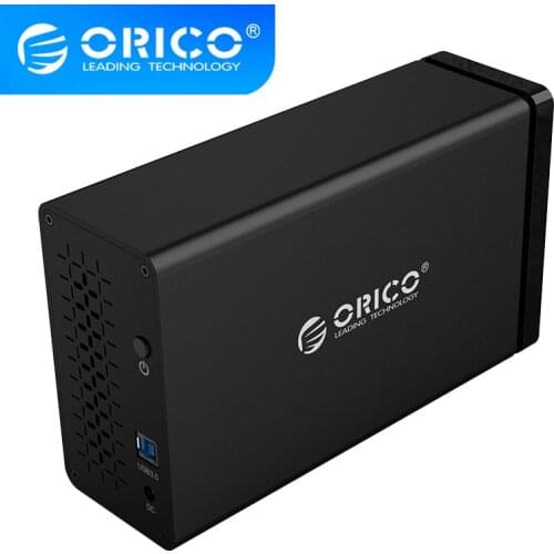 3.5 inch 2 Bay USB3.0 Hard Drive Enclosure,32TB storage, tool-free disassembly and assembly, 5Gbps high-speed transmission