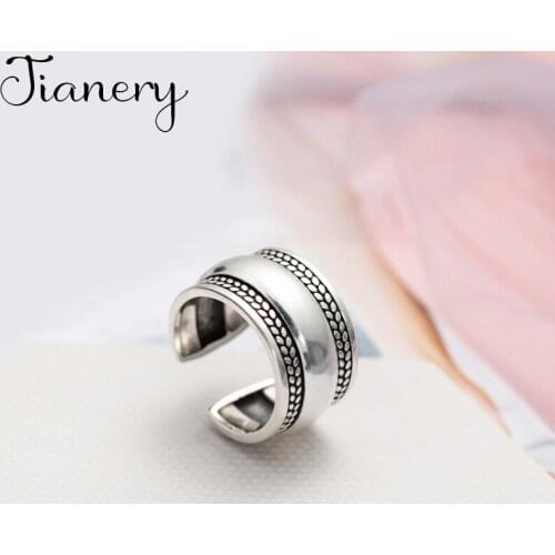 Original Design Bohemian Retro Antique Smooth Ring For Women Fashion Open Finger Rings Female Boho Jewelry