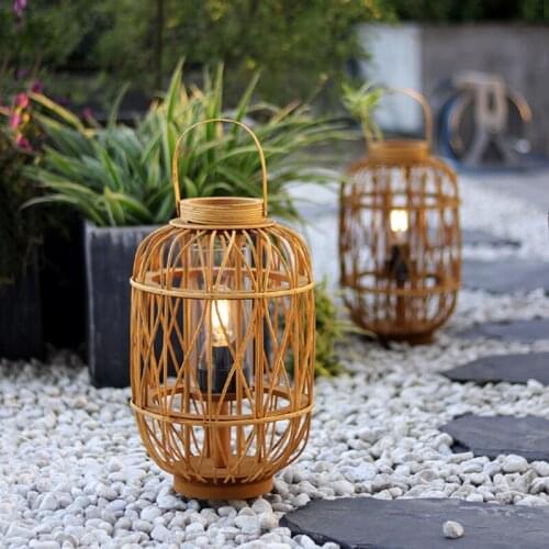 Chinese Style Candlestick Chinese Style Wooden Willow Rattan Classical
