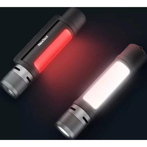 Mijia NexTool Portable Light Flashlight Outdoor 6 in 1 IPX4 Waterproof Audible Alarm Function Emergency PowerBank Camping Ligh