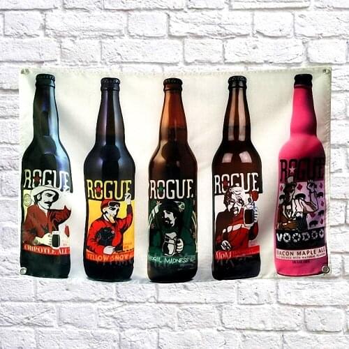 Whiskey Poster Banner Vintage Beer Day Flag Hanging Chart For Bar Pub Party Wall Decor Tapestry Kitchen Room Wall Signs Mural