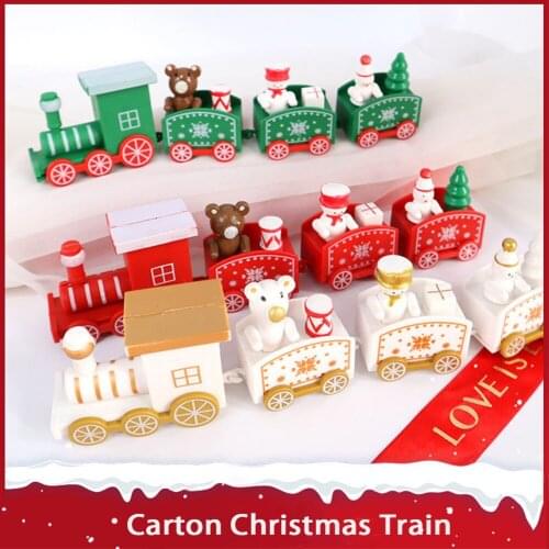 Merry Christmas Train Ornament Christmas Decoration For Home Santa Claus Gift Natal Navidad Noel 2022 New Year Xmas Decor