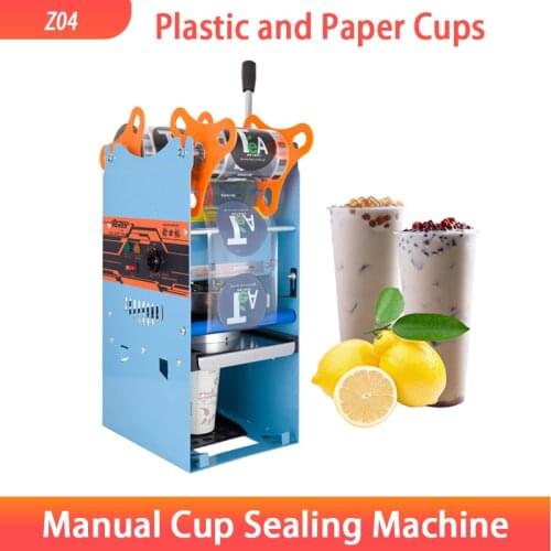 Manual Cup Sealing Machine Manual Commercial High Cup Milk Tea Soy Milk Beverage Paper Plastic Cup Household Sealing Machine