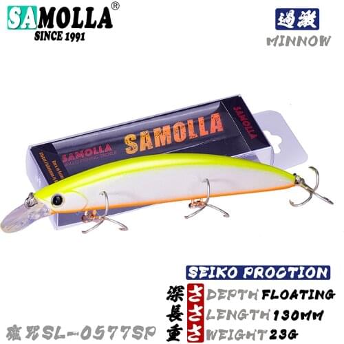 Fishing Goods Lure Minnow Weight 23g 13cm Hard Topwater Floating Ace Bait Pesca Wobblers For Crank Fish Winter Artificial Lures