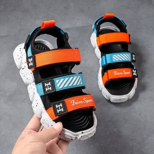 Summer Kids Beach Sandals Children slippers Soft Bottom Casual Shoes Breathable Non-slip Footwear Fashion Boys sandals open-toed